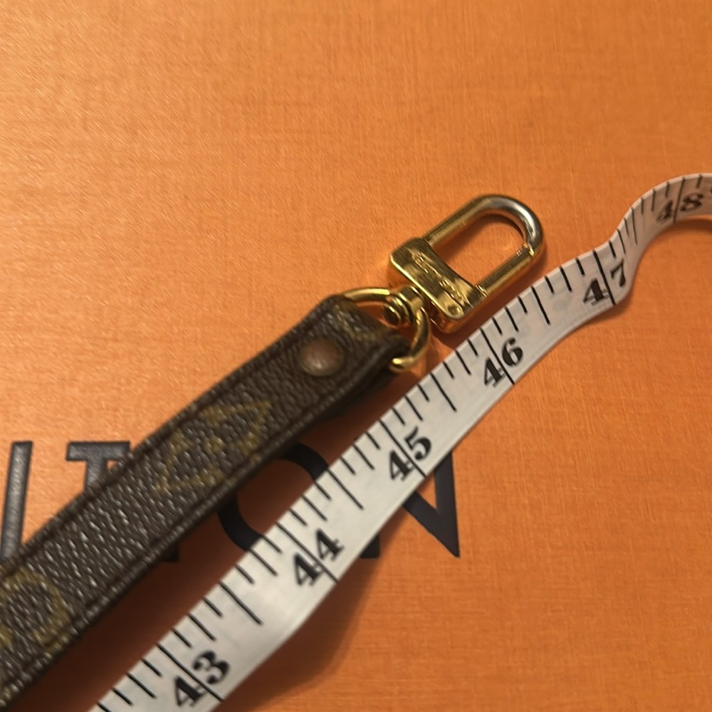 Replacement Bachata Louis Vuitton Brown Leather Strap with Gold Hardware - Picture 4 of 6